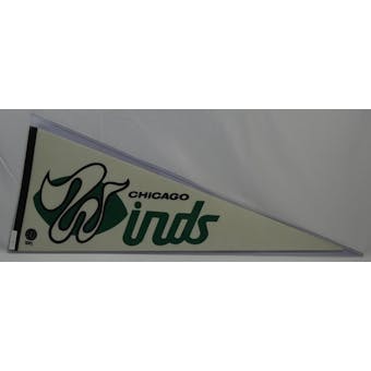 Vintage 1970s Chicago Winds WFL Pennant (Reed Buy)