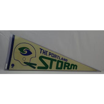 Vintage 1970s Portland Storm WFL Pennant (Reed Buy)