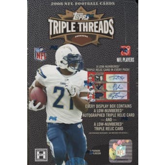 2008 Topps Triple Threads Football Hobby Box