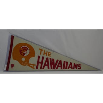 Vintage 1970s Hawaiians WFL Pennant (Reed Buy)