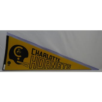 Vintage 1970s Charlotte Hornets WFL Pennant (Reed Buy)