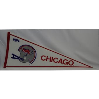 Vintage 1982 Chicago Blitz USFL Pennant (Reed Buy)