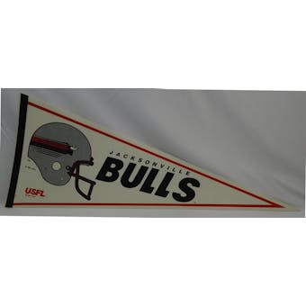Vintage 1982 Jacksonville Bulls USFL Pennant (Reed Buy)