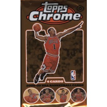 2008/09 Topps Chrome Basketball Hobby Pack