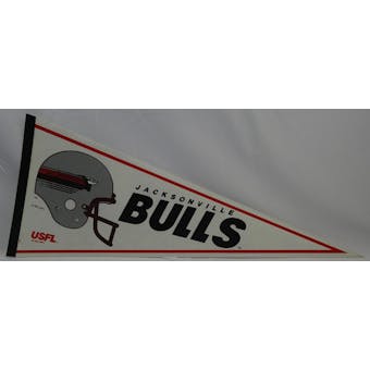 Vintage 1982 Jacksonville Bulls USFL Pennant (Reed Buy)