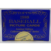 1989 Topps Tiffany Traded & Rookies Baseball Factory Set (Reed Buy)