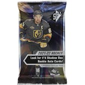 2021/22 Upper Deck SPx Hockey Hobby Pack