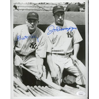 Bill Dickey/Joe DiMaggio Autographed Photo JSA XX07508 (Reed Buy)