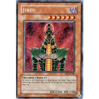 Yu-Gi-Oh Pharaoh's Servant Unlimited Single Jinzo Secret Rare Near Mint (NM)