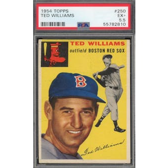 1954 Topps #250 Ted Williams PSA 5.5 *2810 (Reed Buy)