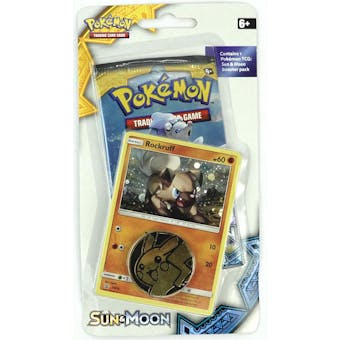 Pokemon Sun & Moon Blister Booster Pack with Rockruff Promo