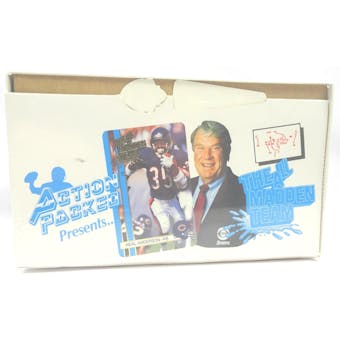 1990 Action Packed All-Madden Football Hobby Box (Reed Buy)