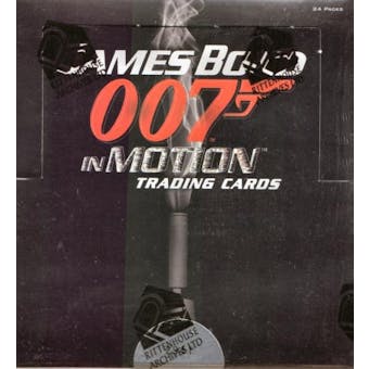 James Bond in Motion Trading Cards Box (Rittenhouse 2008)
