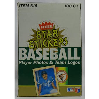 1984 Fleer Star Stickers Baseball Wax Box (Reed Buy)