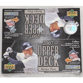 2007 Upper Deck Series 2 Baseball Retail Box (Reed Buy)