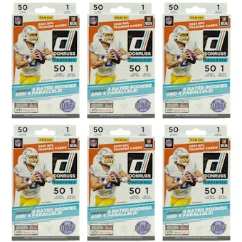 2021 Panini Donruss Football Hanger Box (Press Proof Red Parallels!) (Lot of 6)
