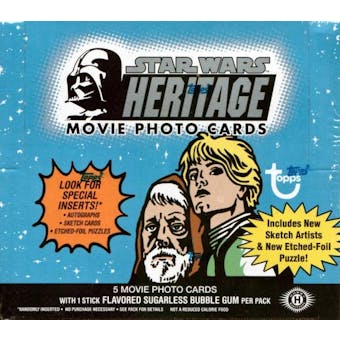 Star Wars Heritage Series 2 Hobby Box (2004 Topps)