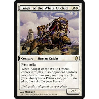 Magic the Gathering Shards of Alara Single Knight of the White Orchid Foil
