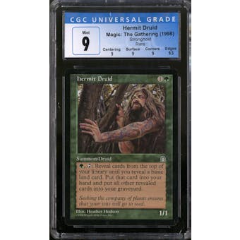 Magic the Gathering Stronghold Hermit Druid CGC 9