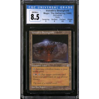 Magic the Gathering Stronghold Volrath's Stronghold CGC 8.5