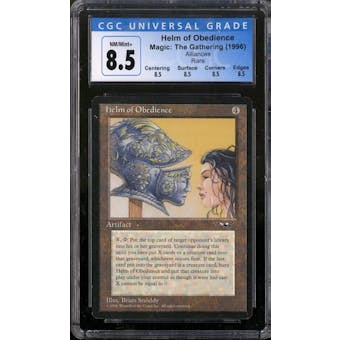 Magic the Gathering Alliances Helm of Obedience CGC 8.5 *258