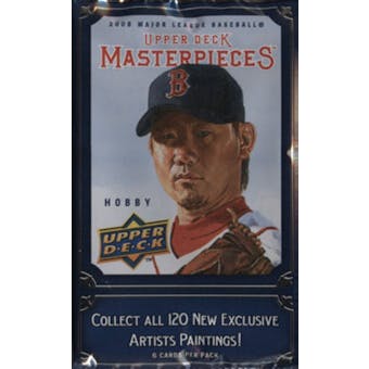 2008 Upper Deck Masterpieces Baseball Hobby Pack
