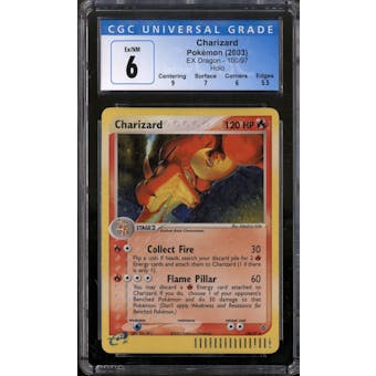 Pokemon EX Dragon Charizard 100/97 CGC 6