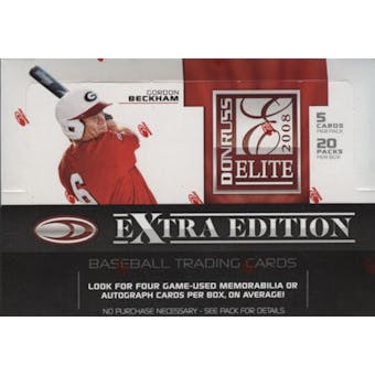 2008 Donruss Elite Extra Edition Baseball Hobby Box