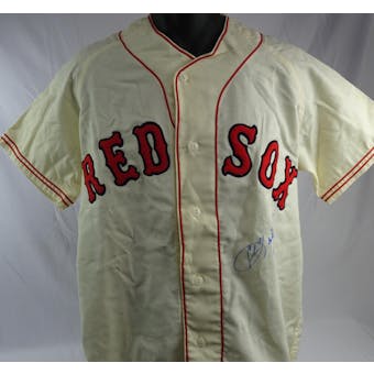 Carl Yastrzemski Autographed Mitchell & Ness Boston Red Sox Jersey JSA RR92470 (Reed Buy)