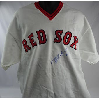 Carl Yastrzemski Autographed Mitchell & Ness Boston Red Sox Jersey JSA RR92467 (Reed Buy)
