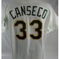 Jose Canseco Autographed Oakland Athletics Rawlings Throwback Jersey JSA RR92455 (Reed Buy)