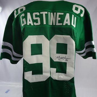 Mark Gastineau Autographed New York Jets Custom Jersey JSA RR92461 (Reed Buy)