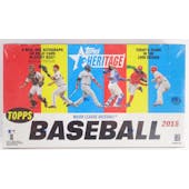 2015 Topps Heritage Baseball Hobby Box (Reed Buy)