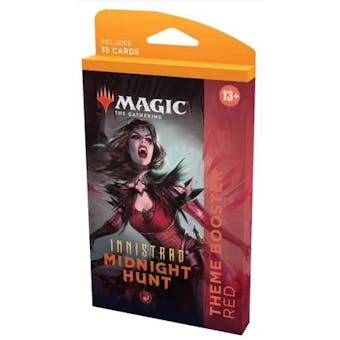Magic The Gathering Innistrad: Midnight Hunt Theme Booster Pack - RED