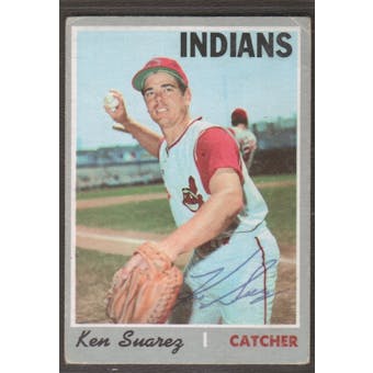 1970 Topps Baseball #209 Ken Suarez Signed in Person Auto