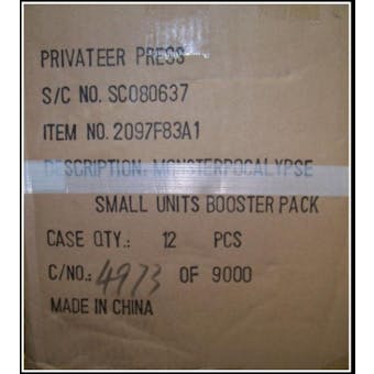 Monsterpocalypse Series 1 Unit Booster 12-Pack Case (Privateer Press)