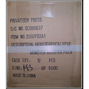 Monsterpocalypse Series 1 Monster Booster 12-Pack Case (Privateer Press)