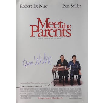 Meet The Parents 27x40 Owen Wilson JSA Autograph Movie Poster