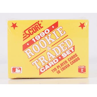 1990 Score Traded & Rookies Baseball Factory Set (Reed Buy)