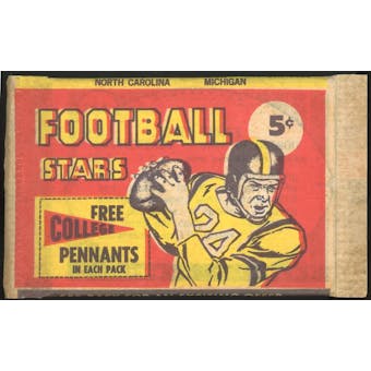 1961 Nu-Card Football 5-Cent Wax Pack (Reed Buy)