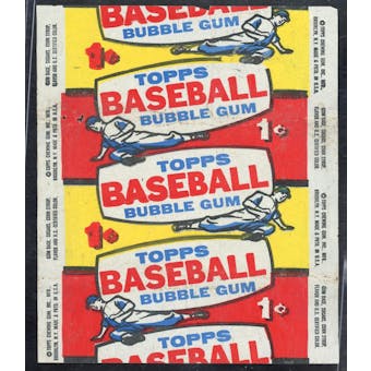1957 Topps Baseball 1-Cent Wax Pack Wrapper (EX/EX-MT) (Reed Buy)