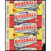 1957 Topps Baseball 1-Cent Wax Pack Wrapper (VG-G) (Reed Buy)