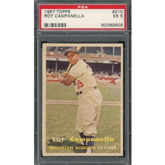 1957 Topps #210 Roy Campanella PSA 5 *9609 (Reed Buy)
