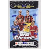 2021/22 Topps Chrome Bundesliga Soccer Hobby Lite Pack