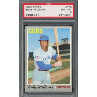 1970 Topps #170 Billy Williams PSA 8 *3631 (Reed Buy)