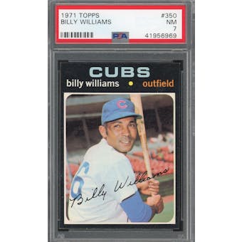 1971 Topps #350 Billy Williams PSA 7 *6969 (Reed Buy)