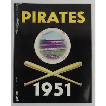 1951 Pittsburgh Pirates Baseball Yearbook  (Reed Buy)