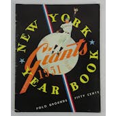 1951 New York Giants Baseball Yearbook 50-Cents (Reed Buy)