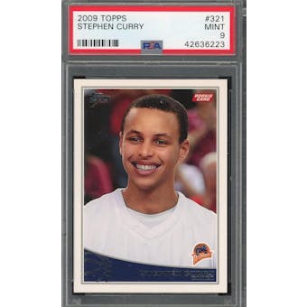 2009/10 Topps #321 Stephen Curry RC PSA 9 *6223 (Reed Buy)