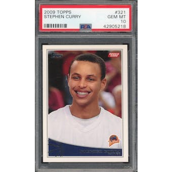 2009/10 Topps #321 Stephen Curry RC PSA 10 *5218 (Reed Buy)